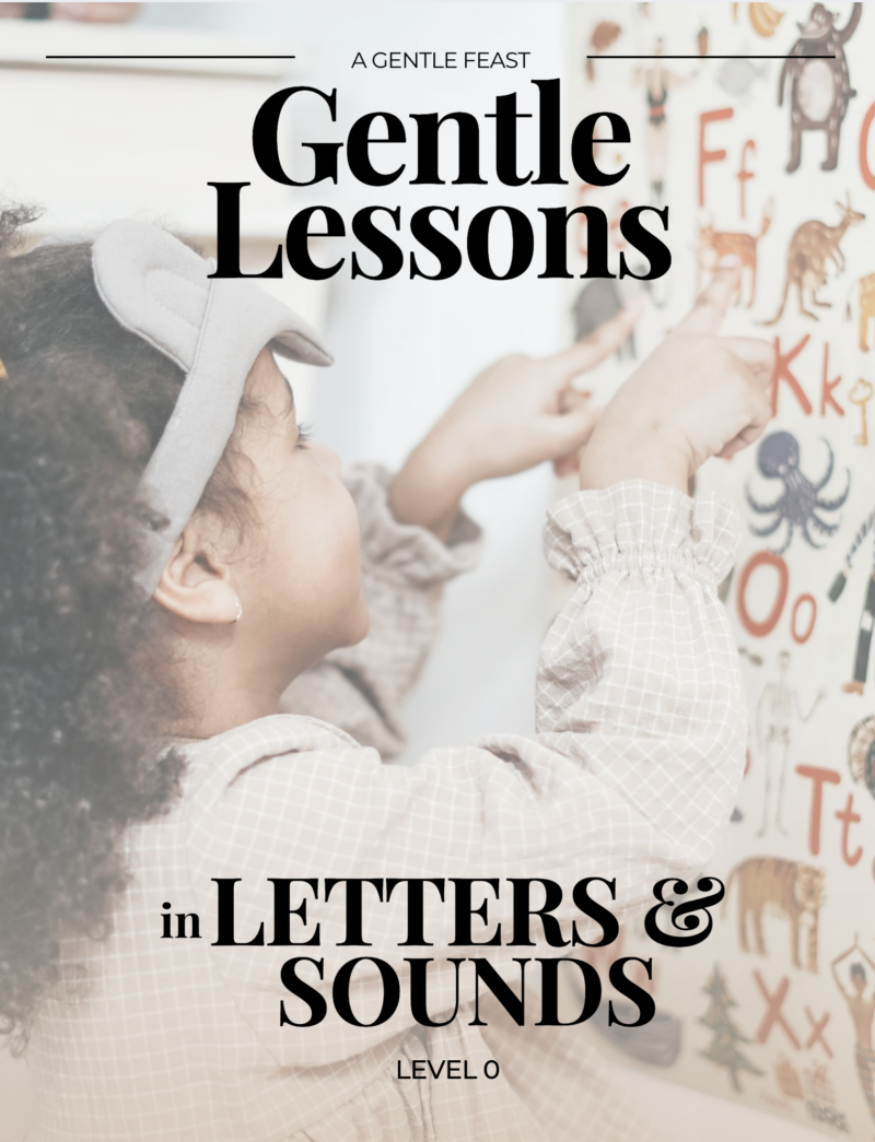 Gentle Lessons in Letters and Sounds Level 0 (DIGITAL)